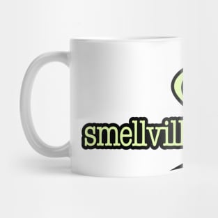 Smellville Logo Light Green with Black Outline Mug